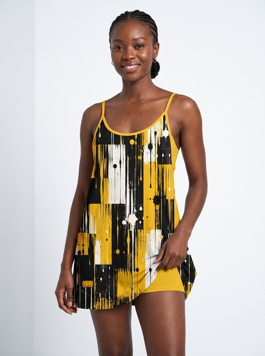 'Mvua' Built-in Mini Dress