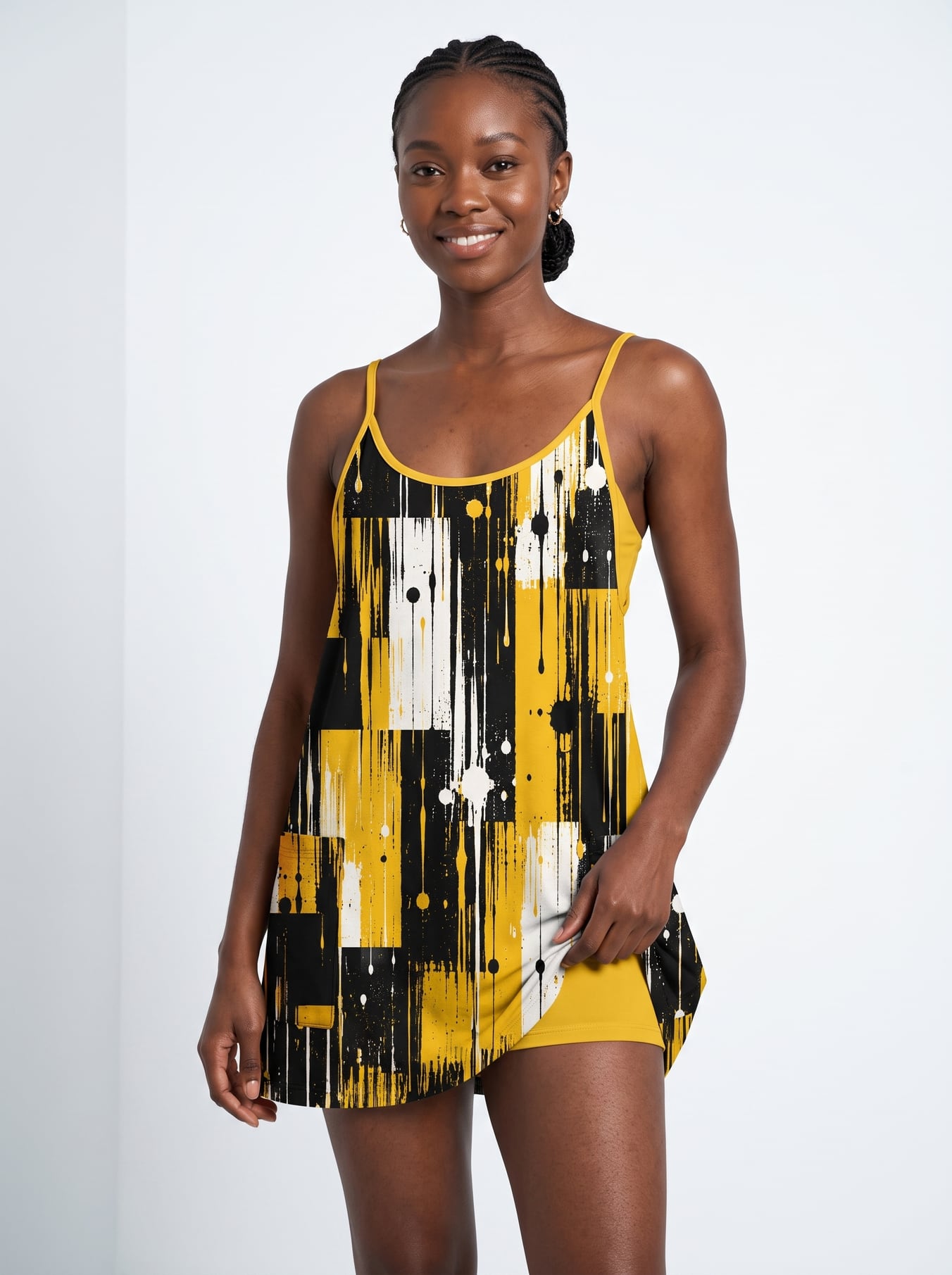 'Mvua' Built-in Mini Dress