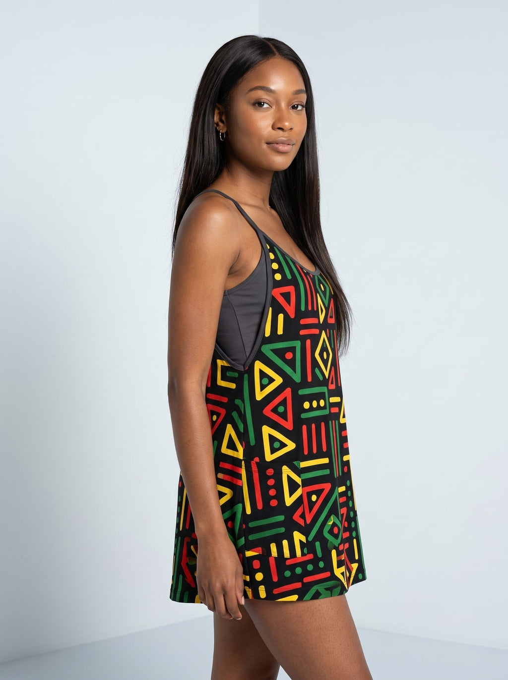 'Nairobi' Built-in Mini Dress