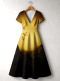 'Imani' Amber Short Sleeve Maxi Dress