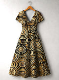 Sahara Short Sleeve Maxi Dress