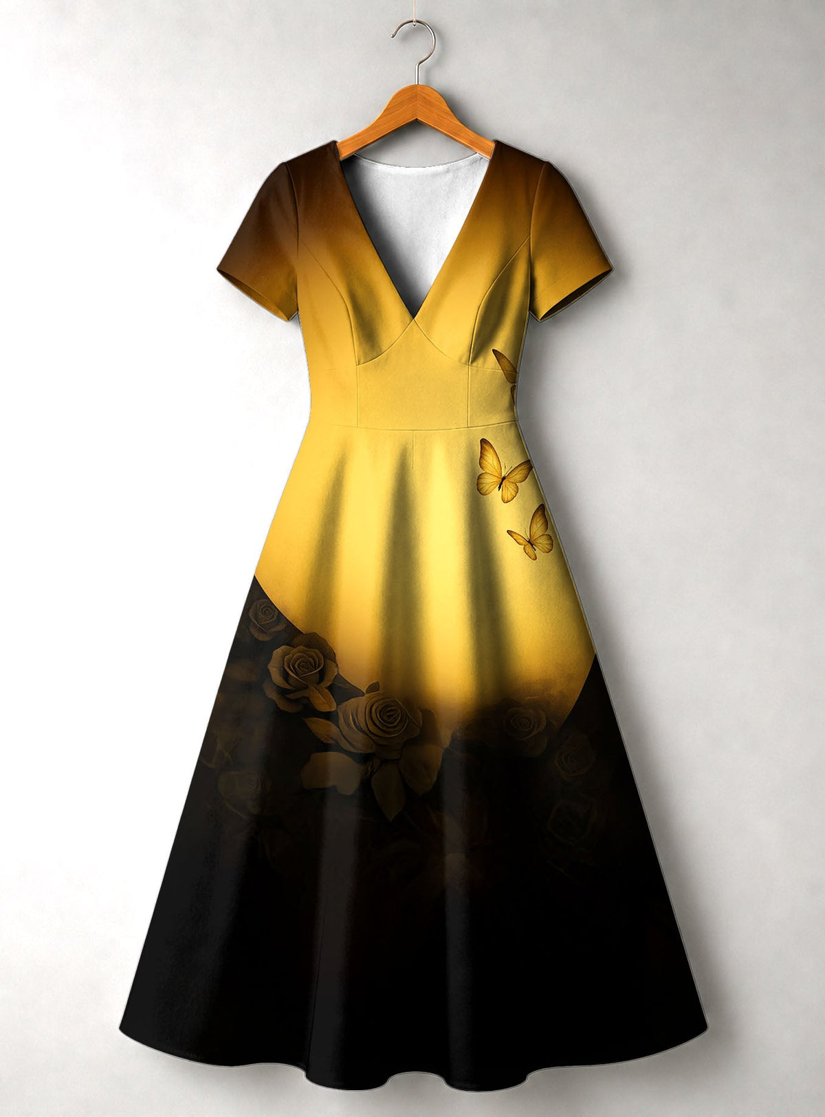 'Selah' Short Sleeve Maxi Dress