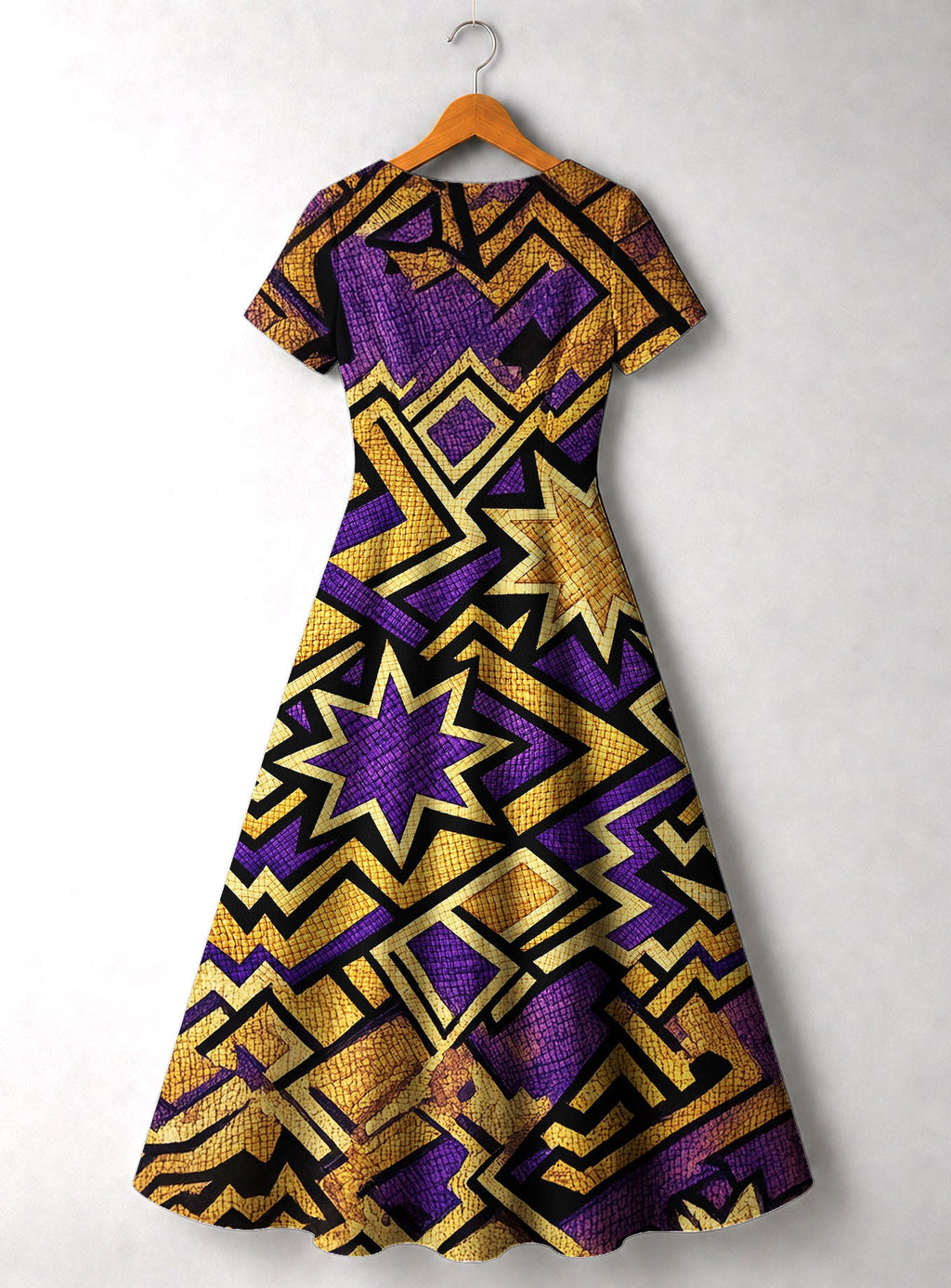 Sheba Short Sleeve Maxi Dress