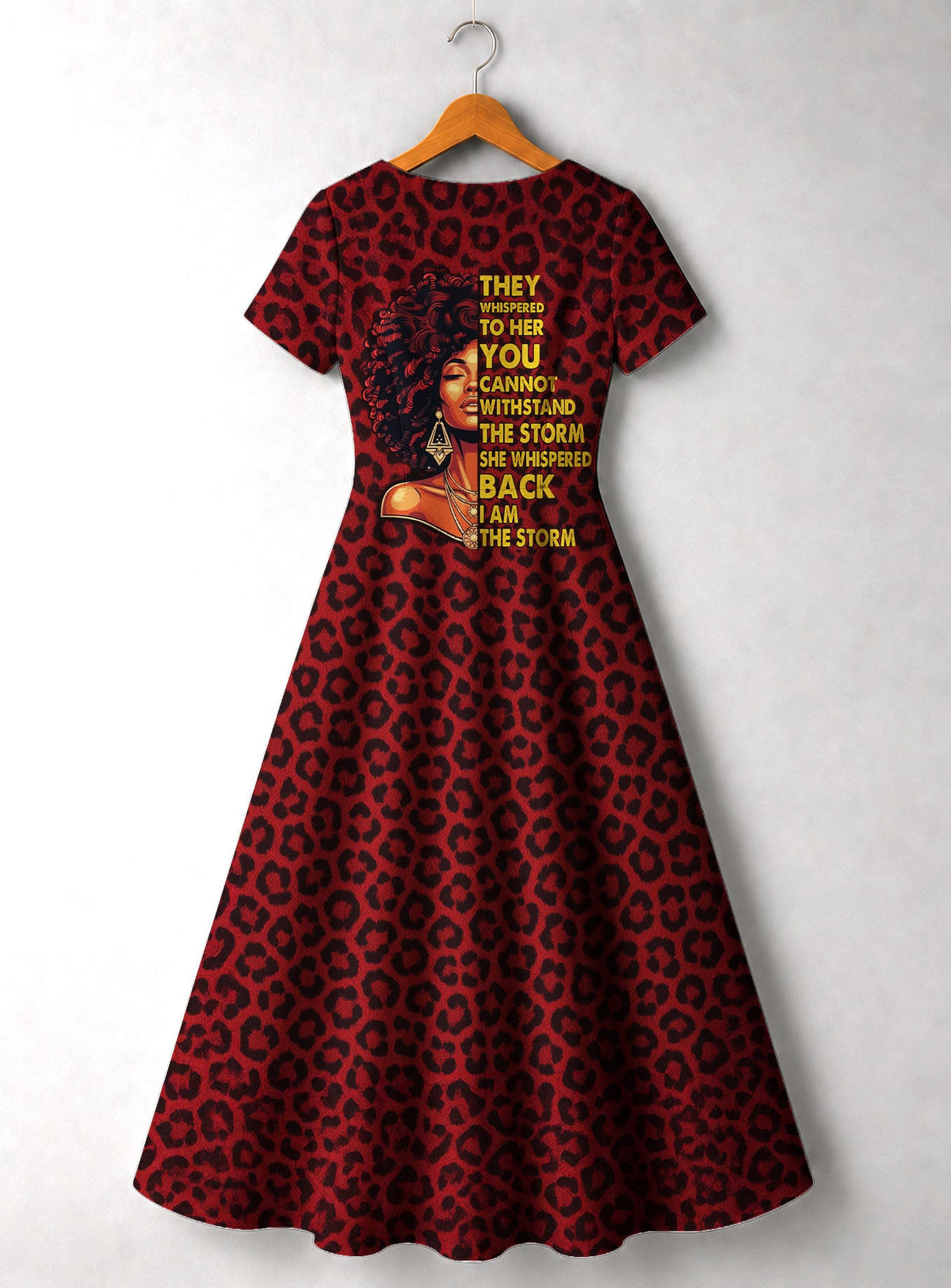 'Unstoppable' Short Sleeve Maxi Dress