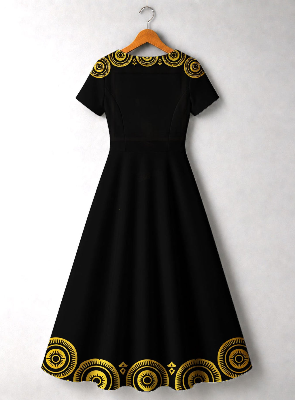 'Mamafo' Short Sleeve Maxi Dress