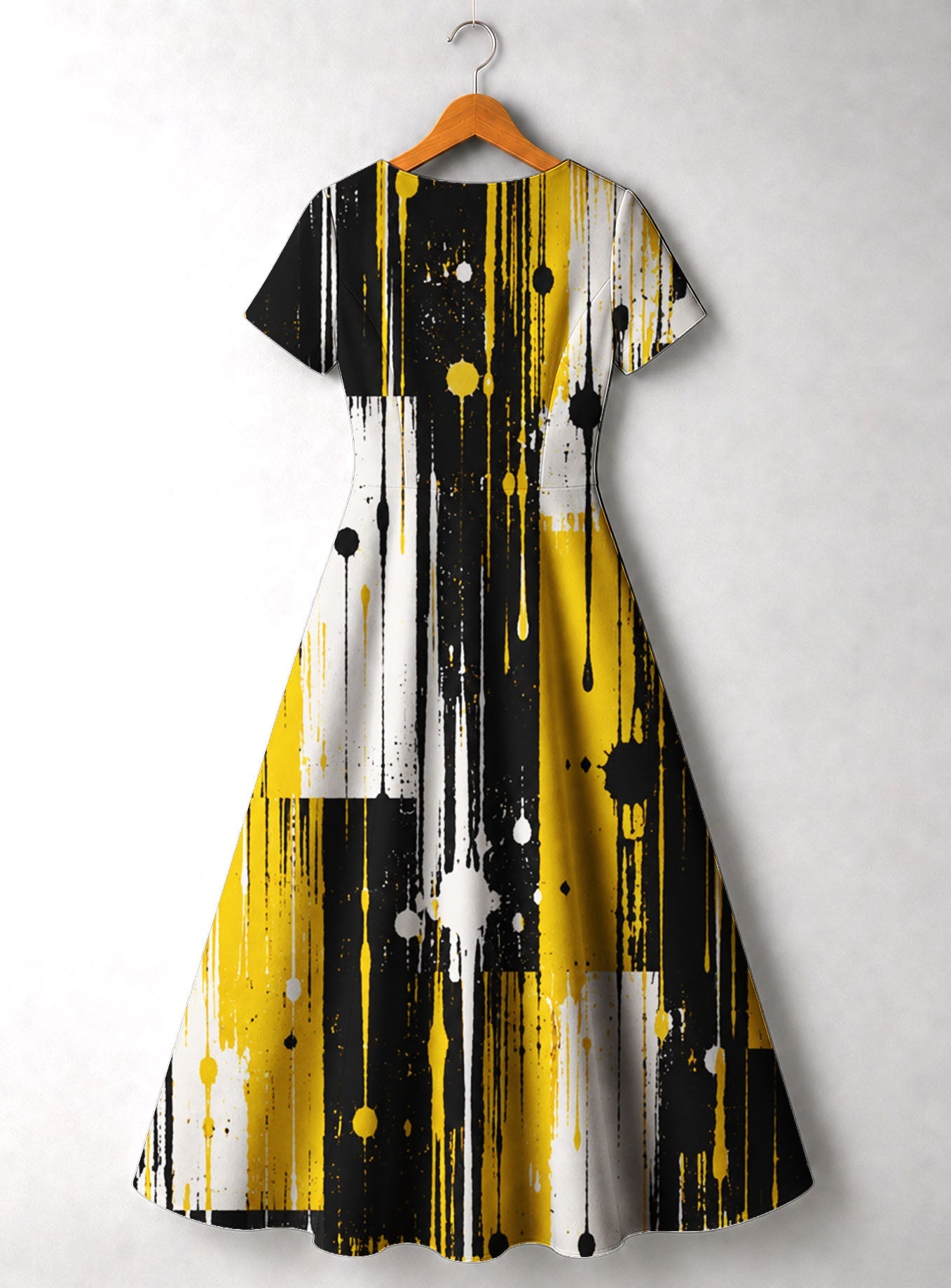 'Mvua' Short Sleeve Maxi Dress