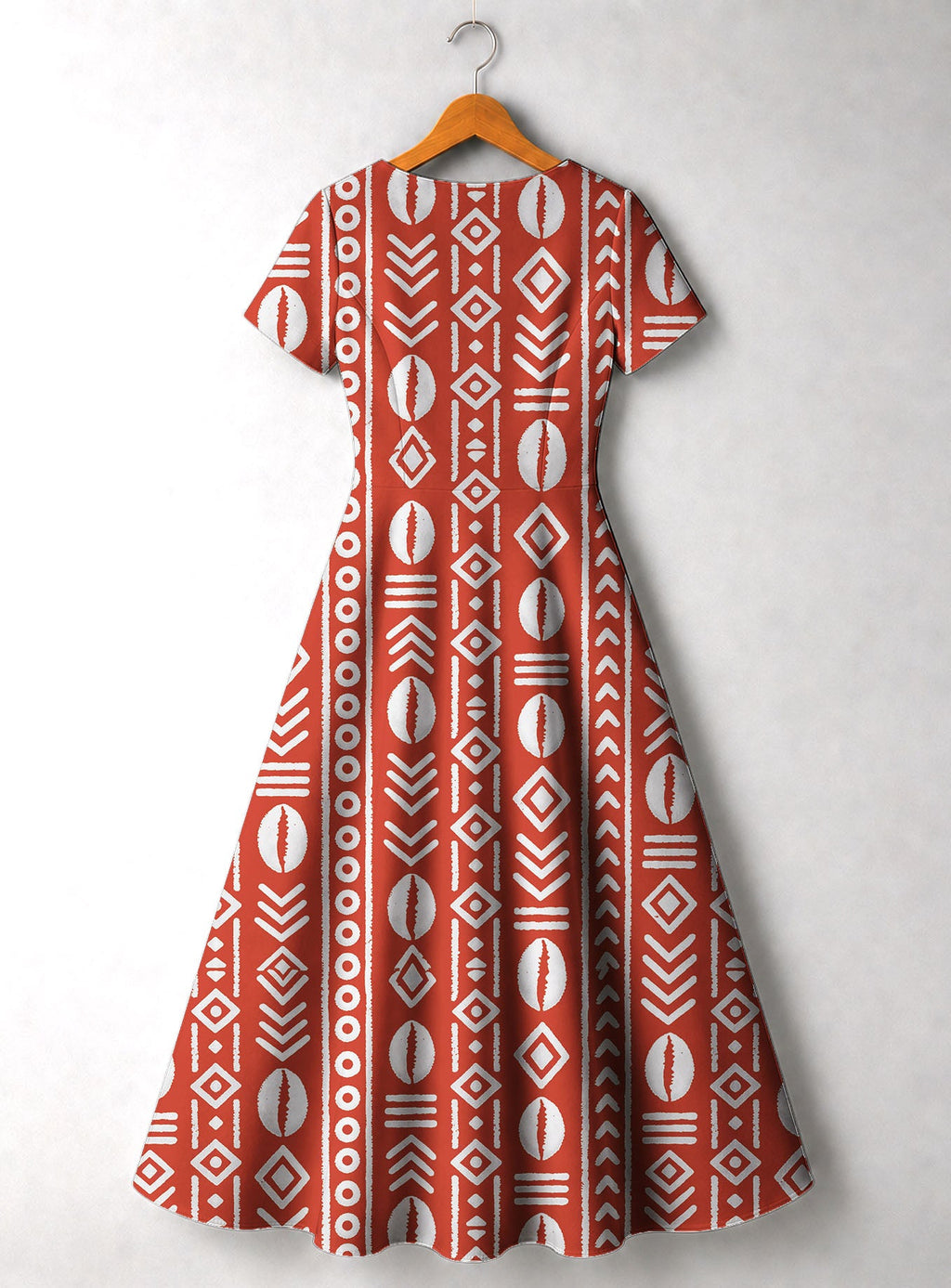 'Oshun Kijani' Short Sleeve Maxi Dress