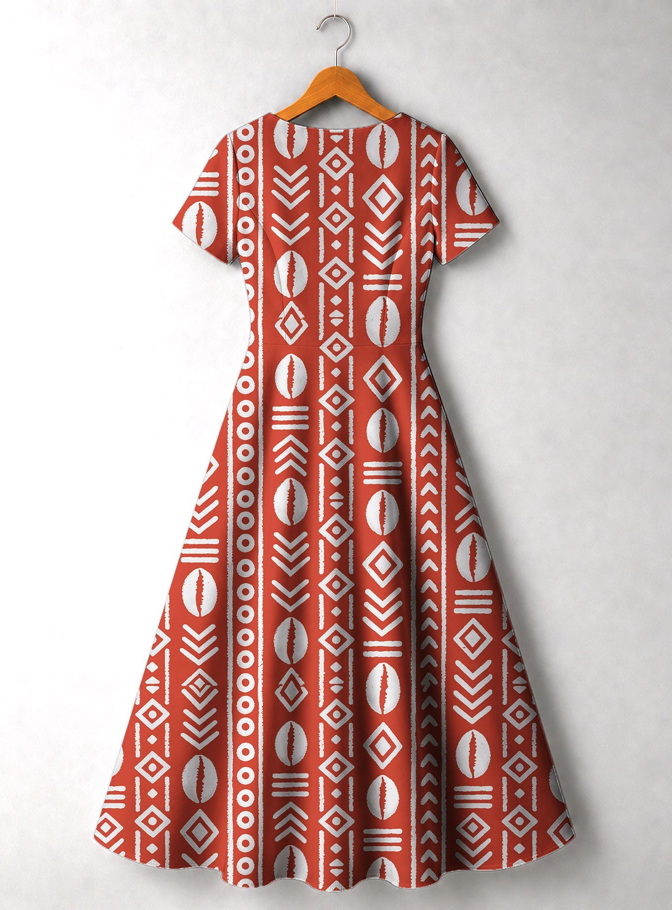 'Oshun Kijani' Short Sleeve Maxi Dress