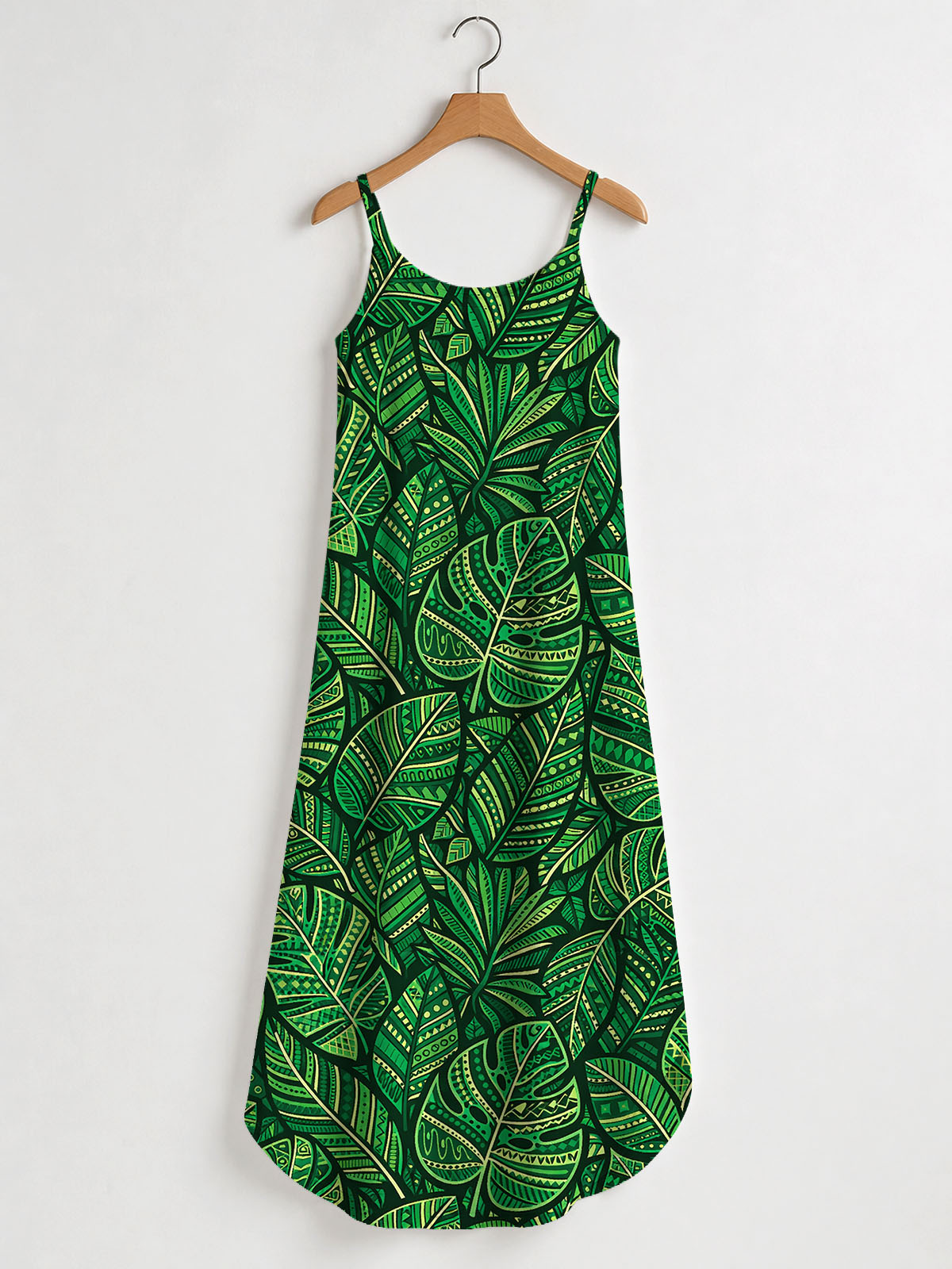 'Asili' Emerald Maxi Dress
