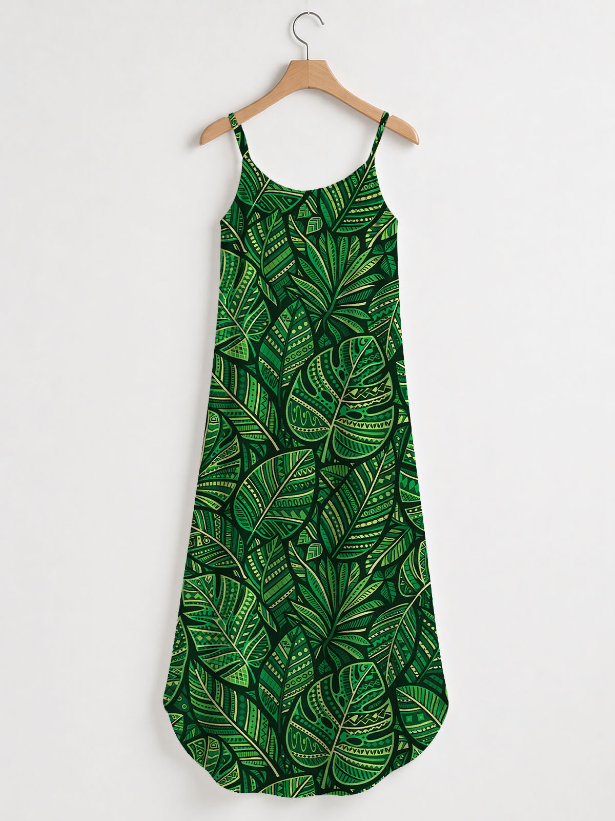 'Asili' Emerald Maxi Dress