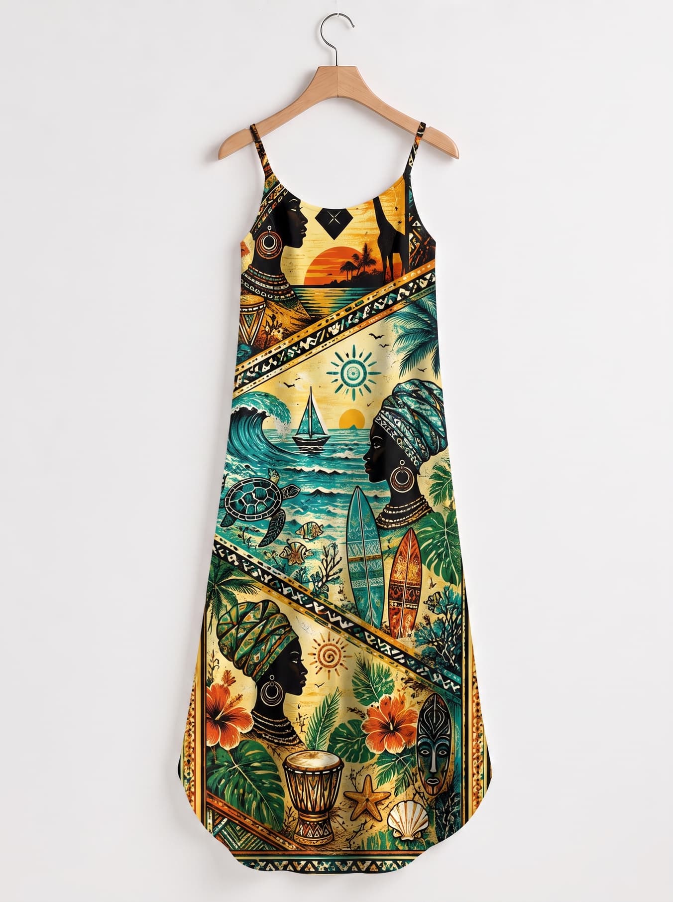 'Safari' Maxi Dress