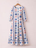 'Uhuru' Long Sleeve Maxi Dress