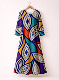 'Johari' Long Sleeve Maxi Dress