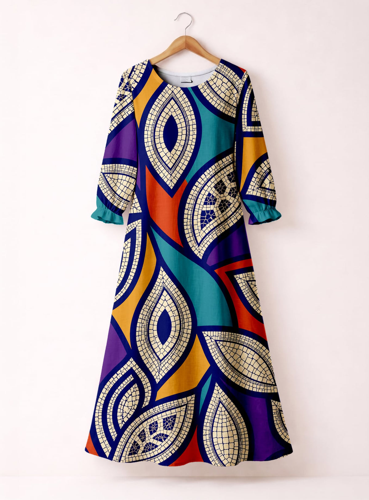 'Johari' Long Sleeve Maxi Dress