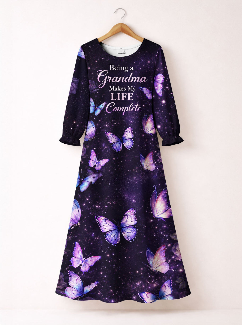 'Nyamekye' Long Sleeve Maxi Dress