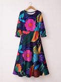'Bustani' Long Sleeve Maxi Dress