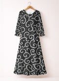 'Duara' Long Sleeve Maxi Dress