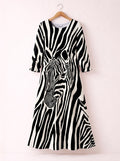 'Punda' Long Sleeve Maxi Dress