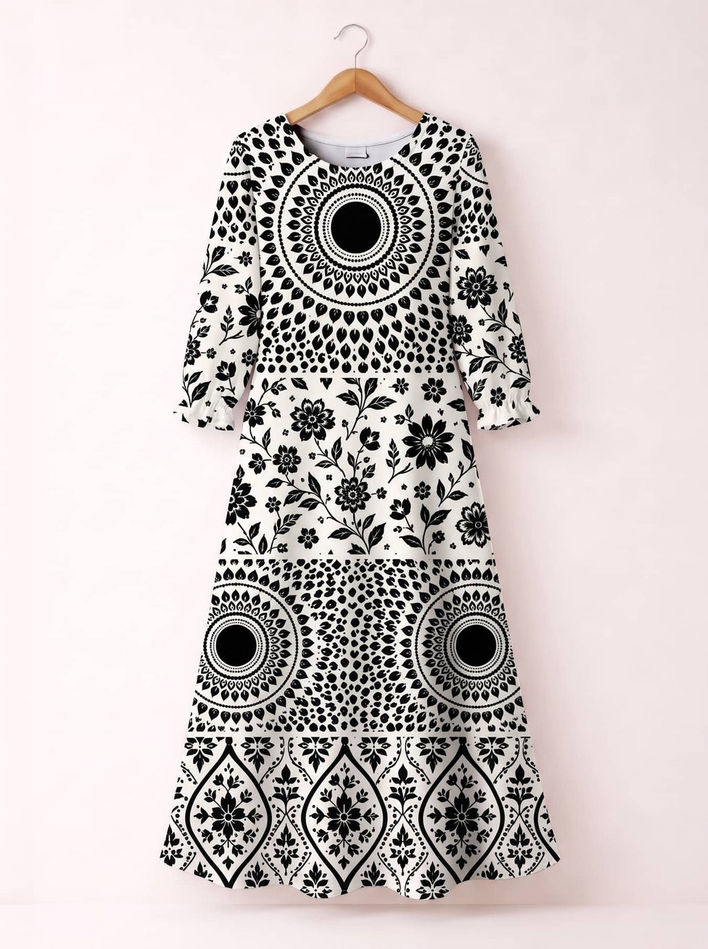 'Mwanga' Long Sleeve Maxi Dress