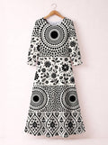 'Mwanga' Long Sleeve Maxi Dress