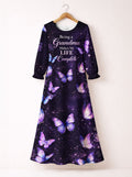 'Nyamekye' Long Sleeve Maxi Dress