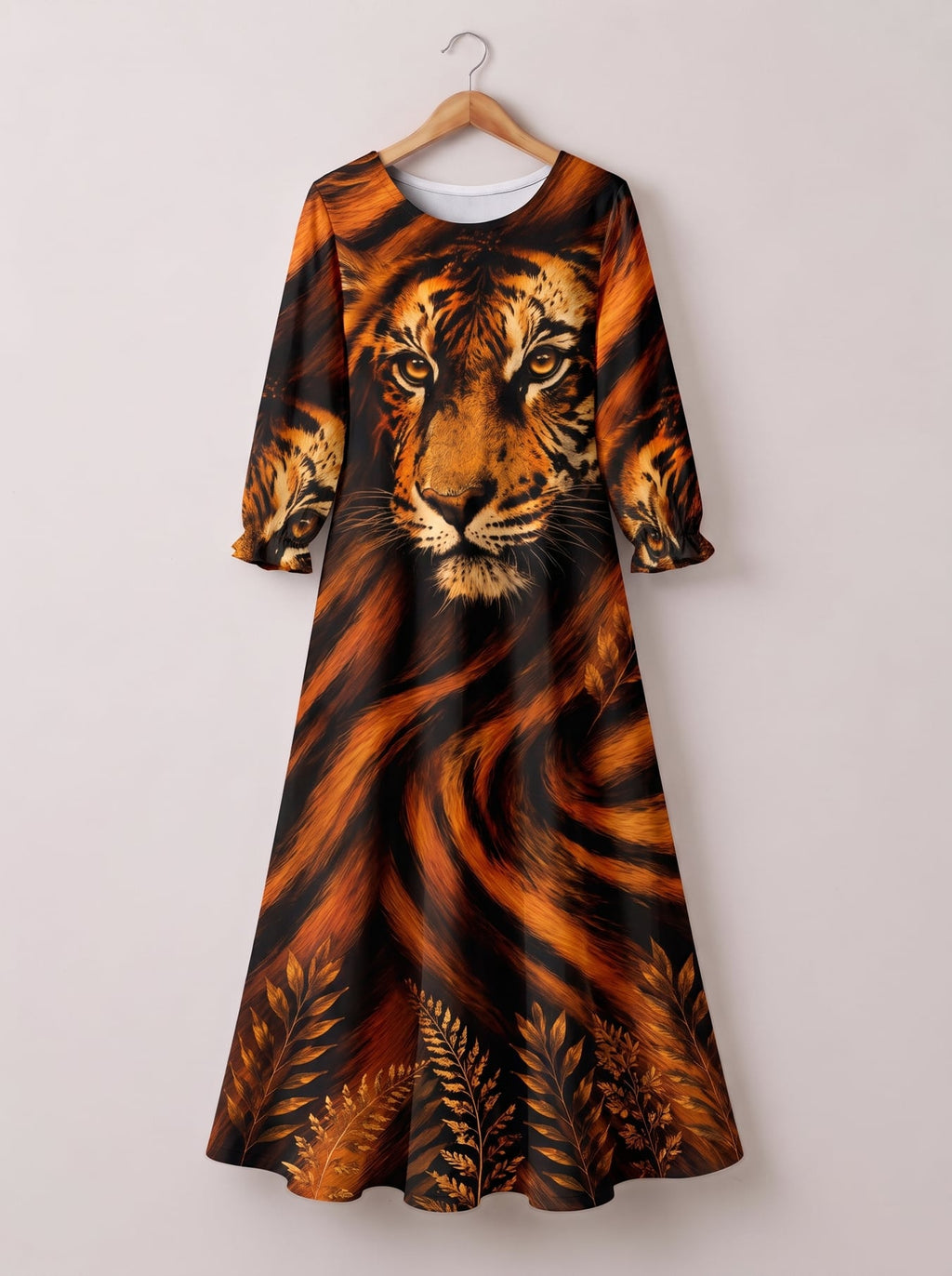 'Moto' Long Sleeve Maxi Dress