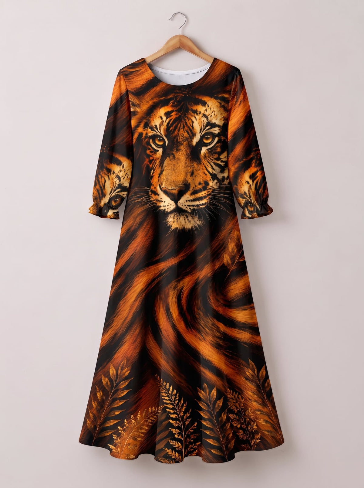 'Moto' Long Sleeve Maxi Dress