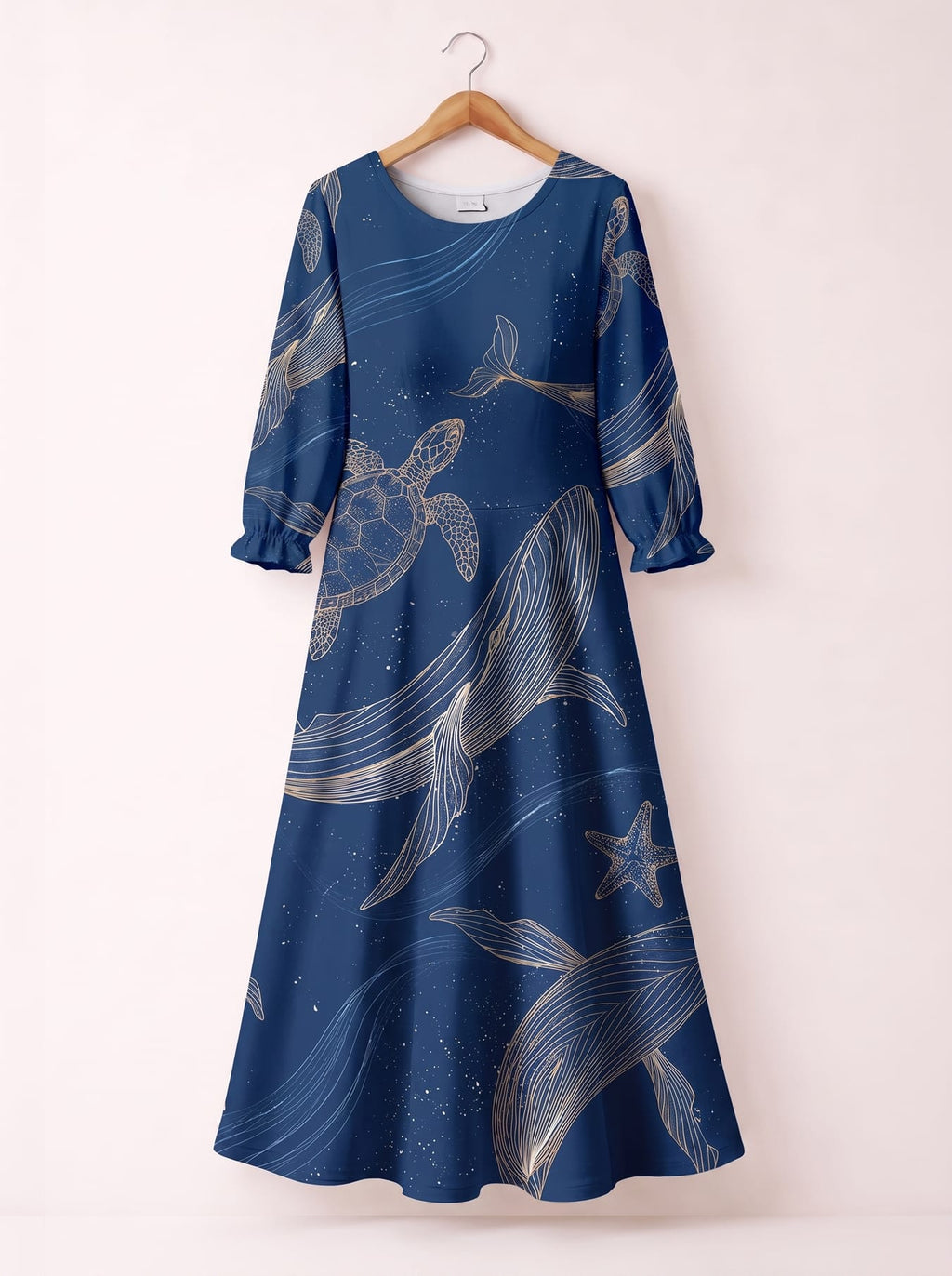 'Pwani' Long Sleeve Maxi Dress