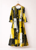'Mvua' Long Sleeve Maxi Dress