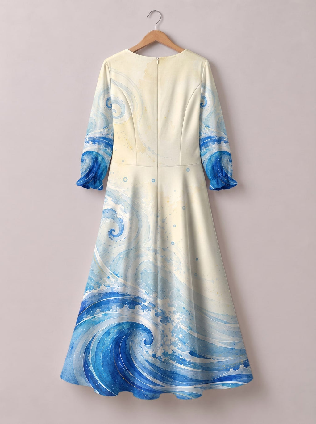 'Samaki' Long Sleeve Maxi Dress