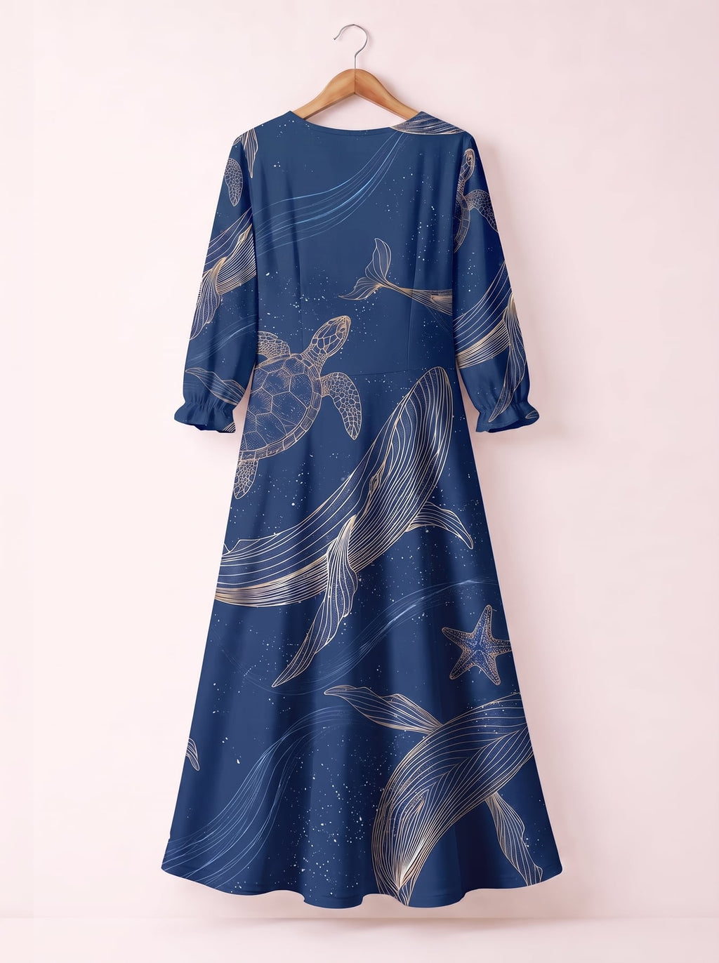 'Pwani' Long Sleeve Maxi Dress