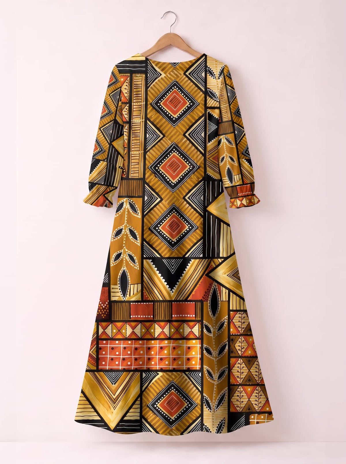 'Ardhi' Long Sleeve Maxi Dress