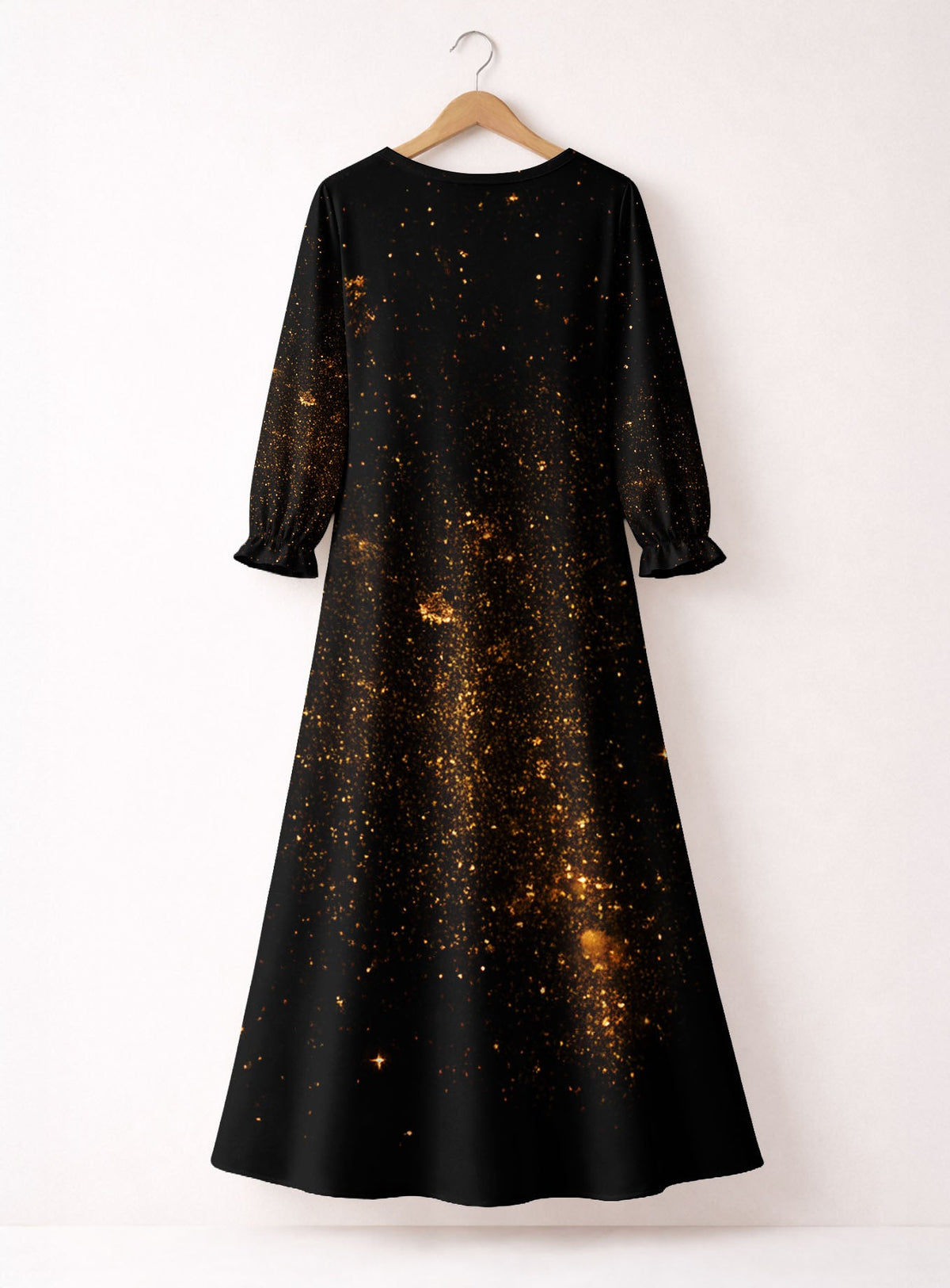 'Tunu' Long Sleeve Maxi Dress