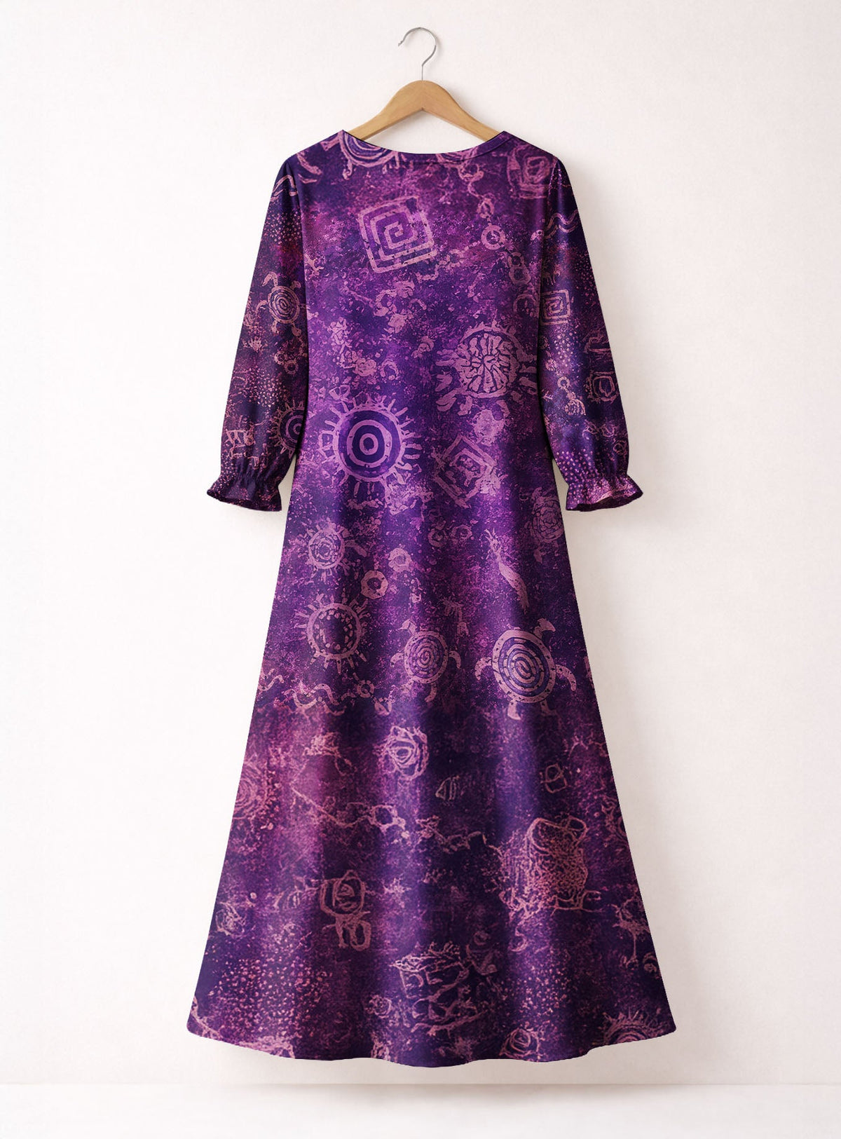'Hekima' Long Sleeve Maxi Dress
