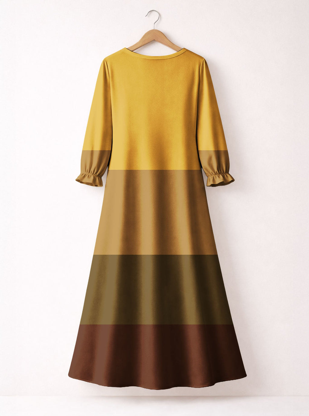 Black Excellence Long Sleeve Maxi Dress