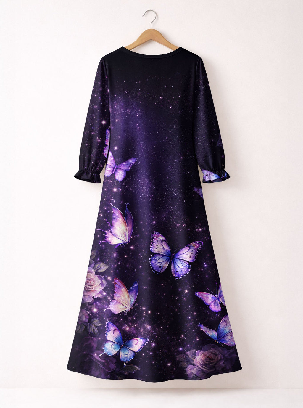 'Nyamekye' Long Sleeve Maxi Dress