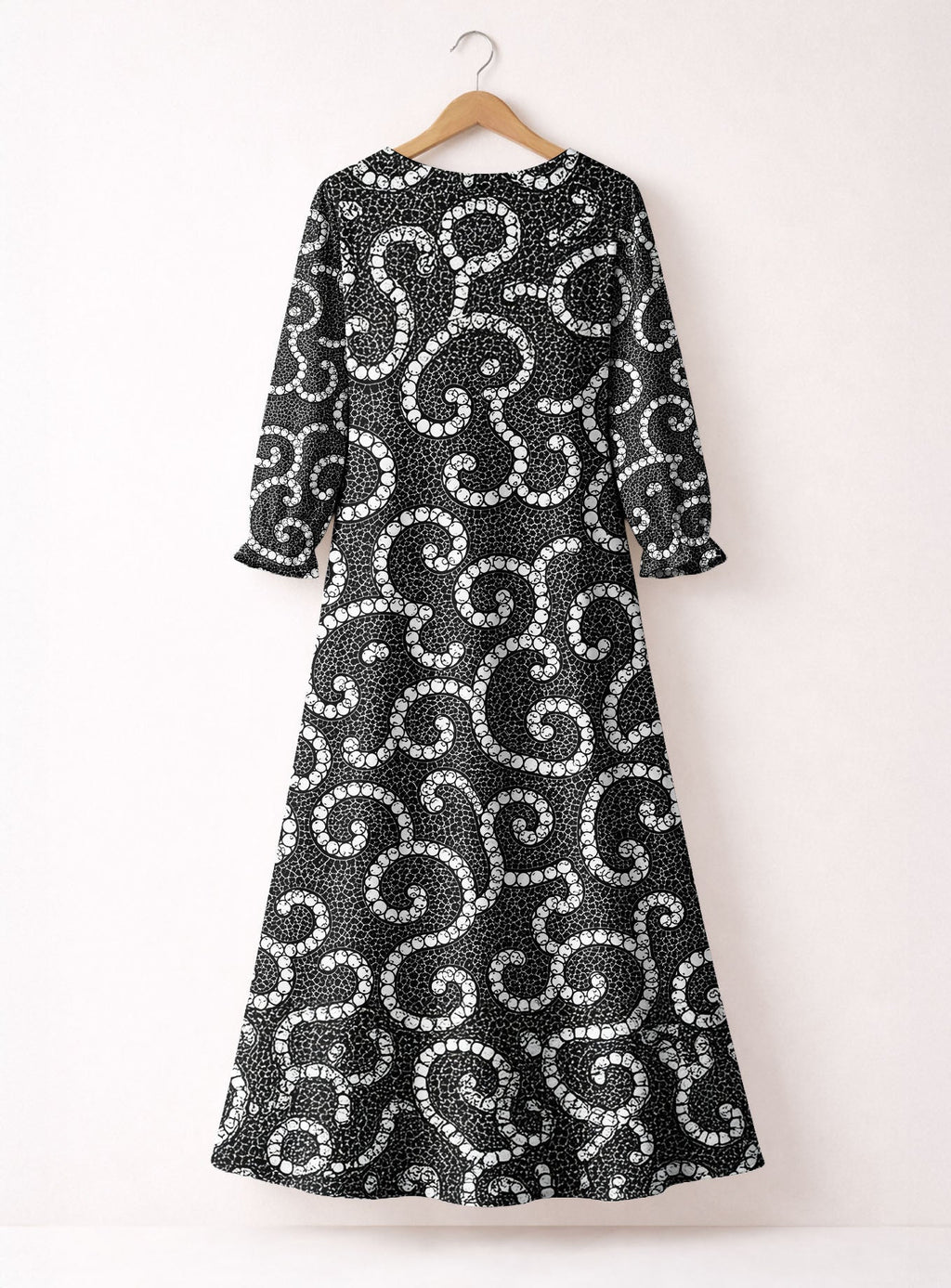 'Duara' Long Sleeve Maxi Dress