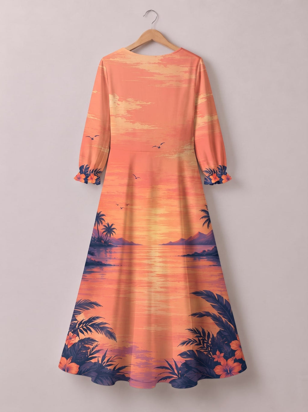 'Machweo' Long Sleeve Maxi Dress
