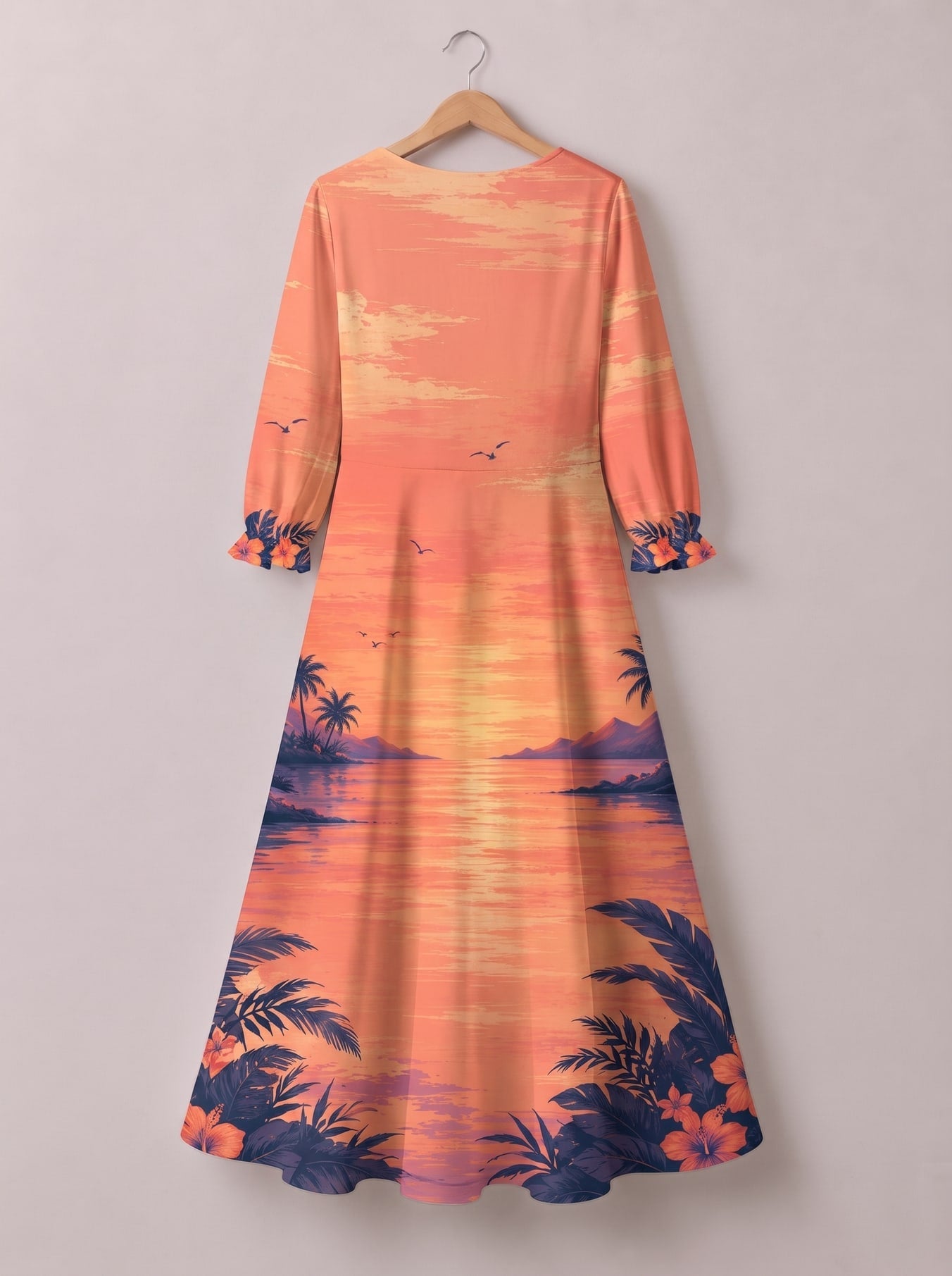 'Machweo' Long Sleeve Maxi Dress