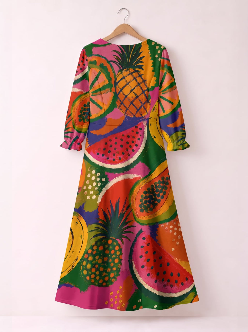 'Matunda' Long Sleeve Maxi Dress