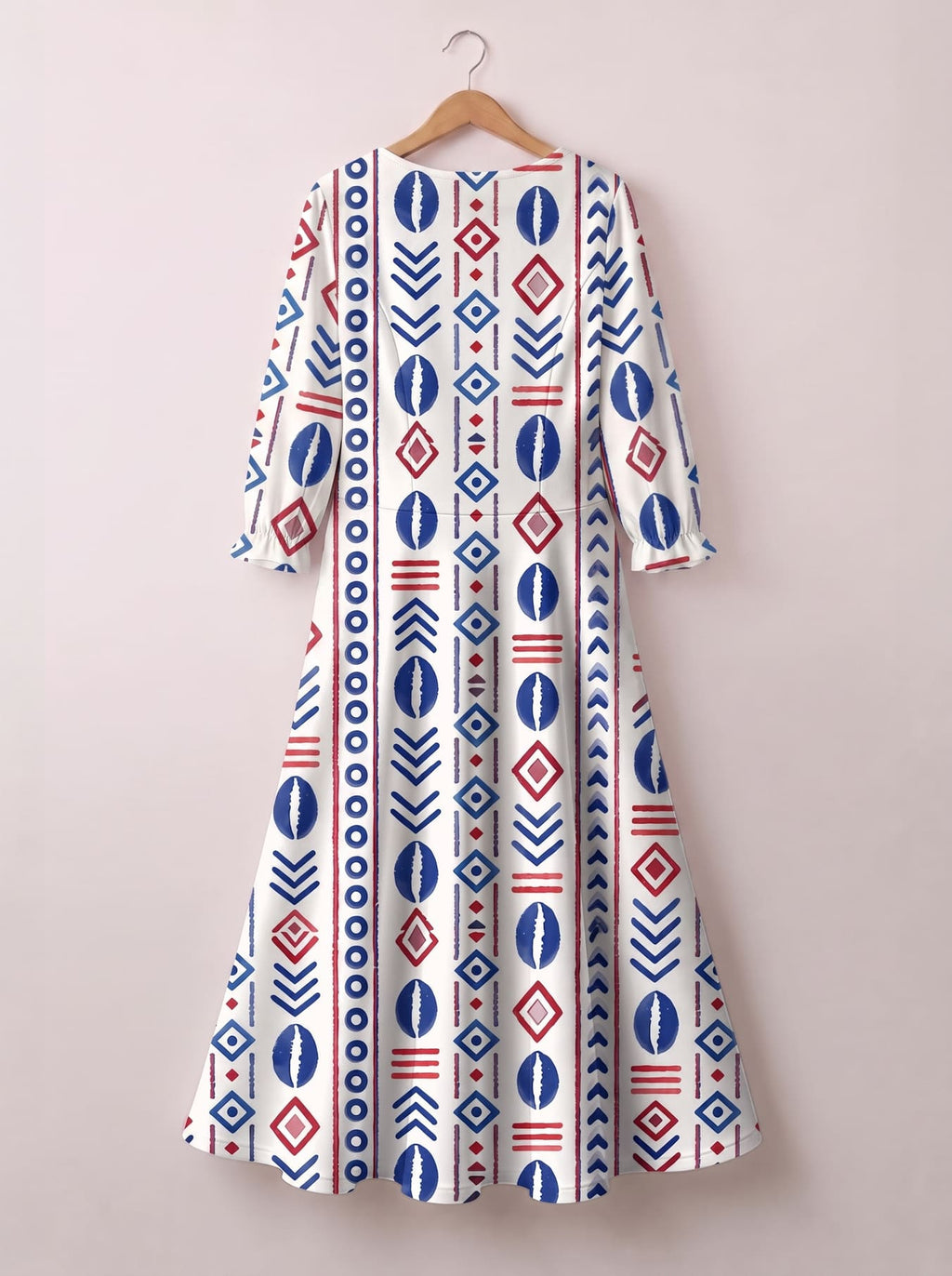 'Uhuru' Long Sleeve Maxi Dress
