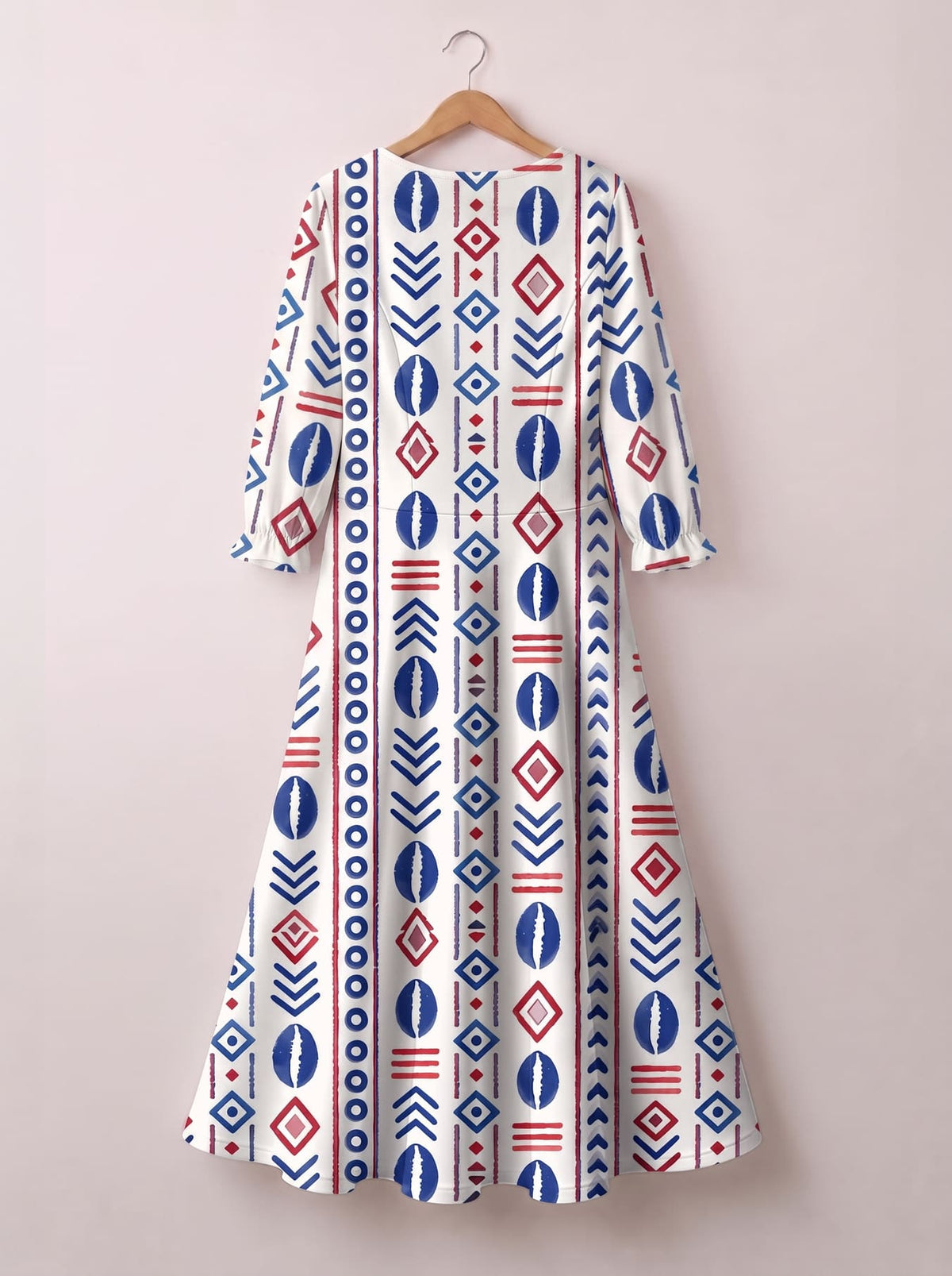 'Uhuru' Long Sleeve Maxi Dress
