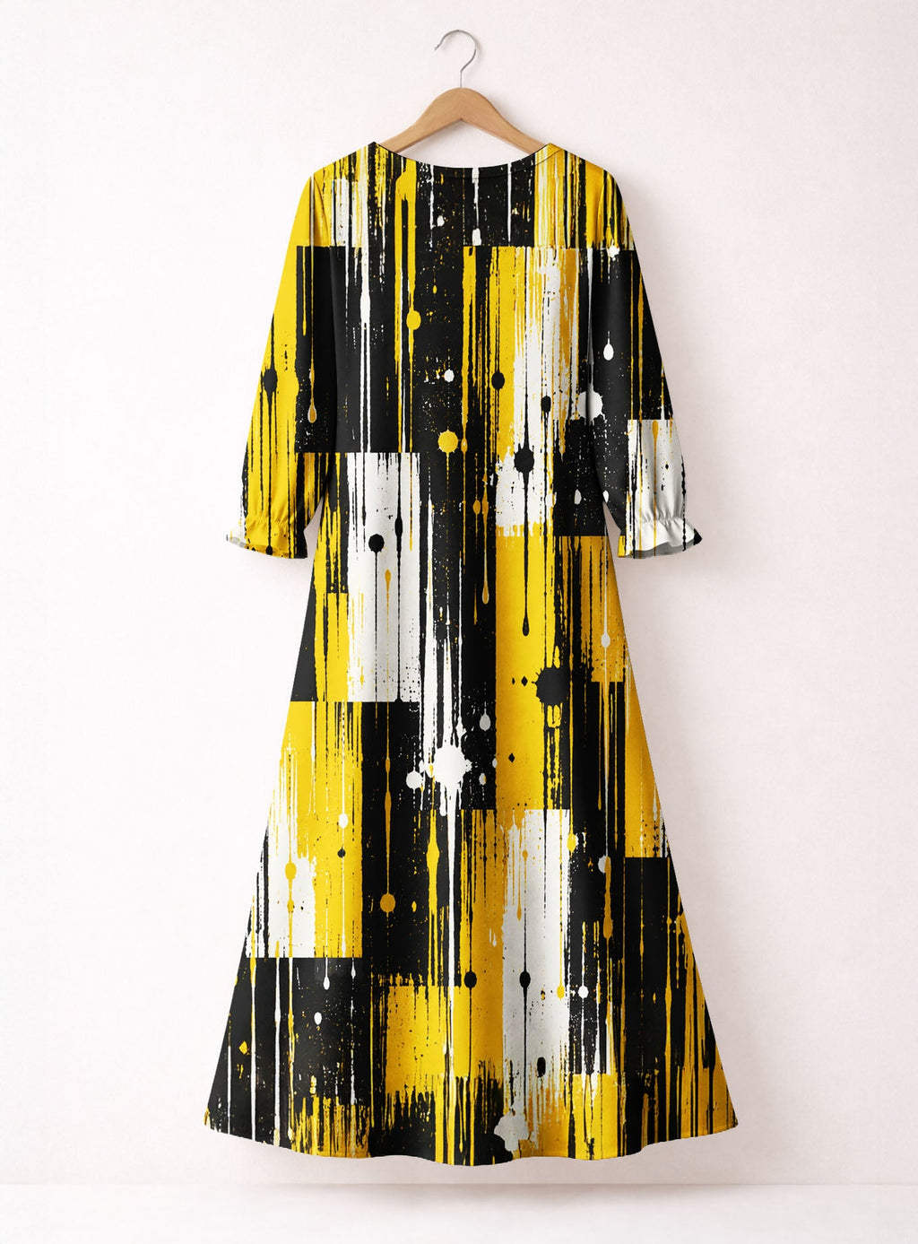 'Mvua' Long Sleeve Maxi Dress