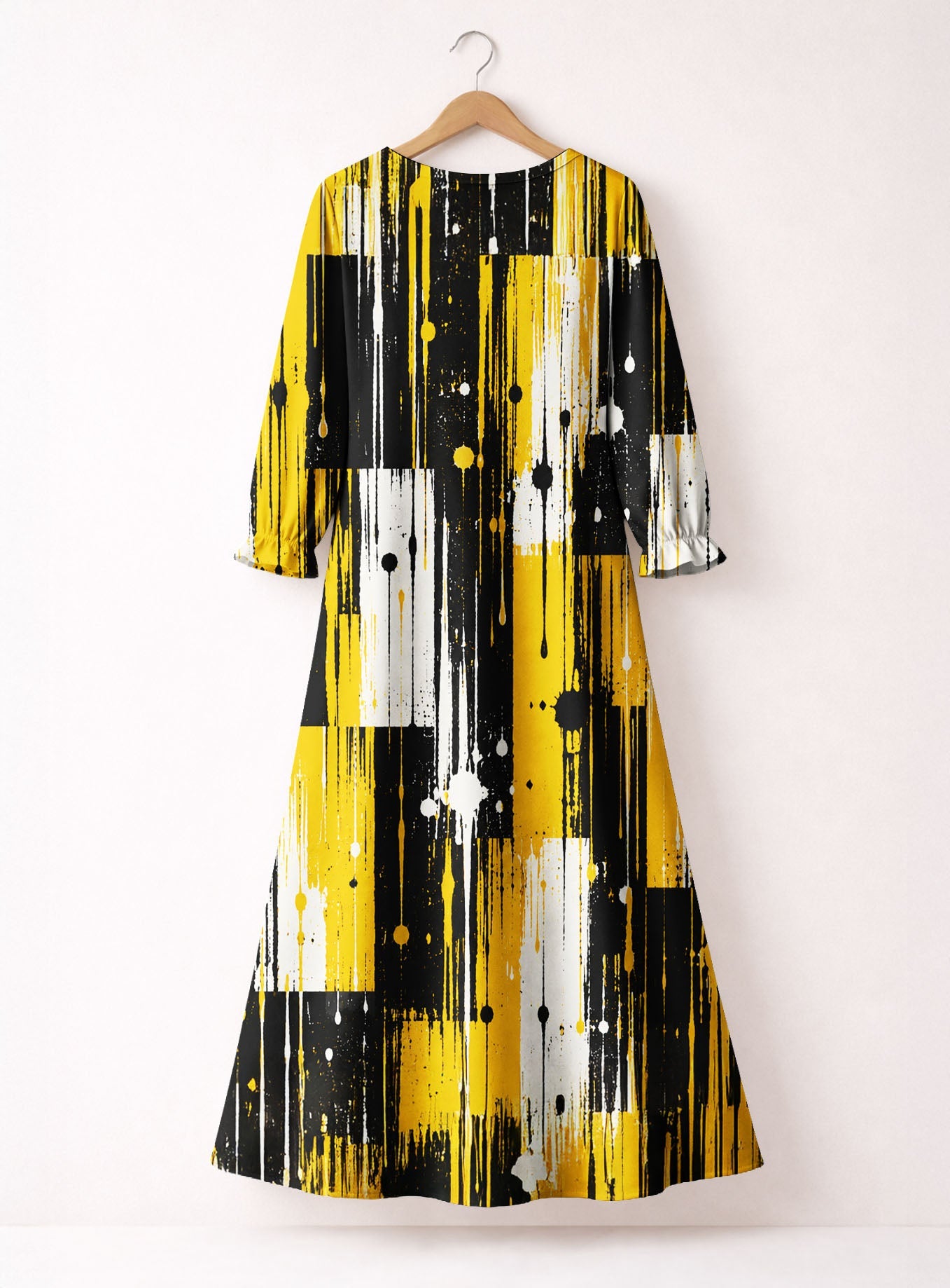'Mvua' Long Sleeve Maxi Dress