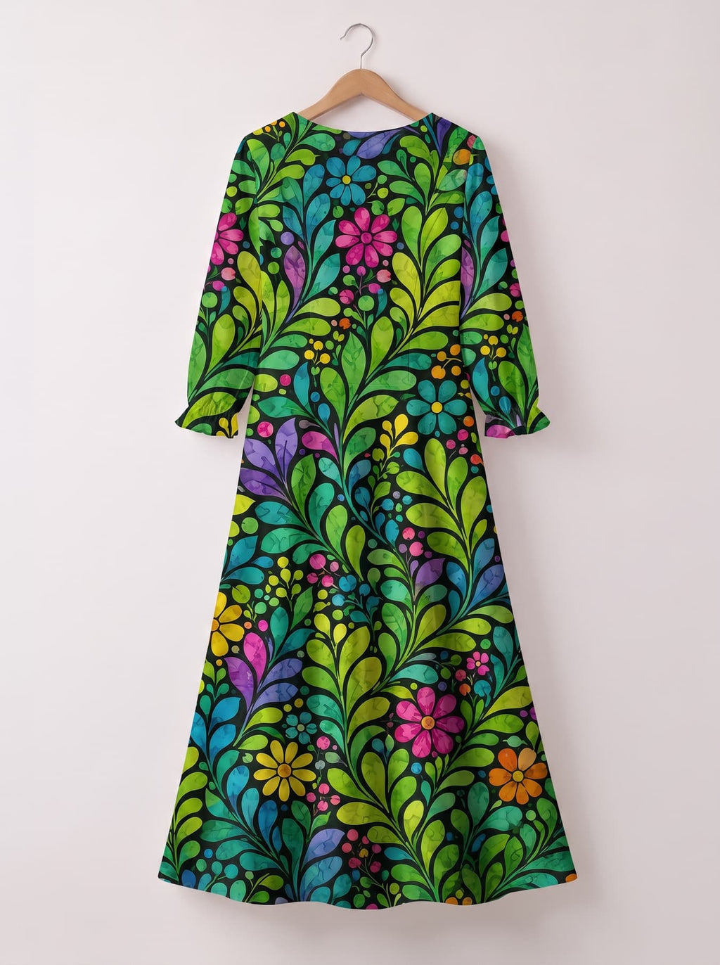 'Zumaridi' Long Sleeve Maxi Dress