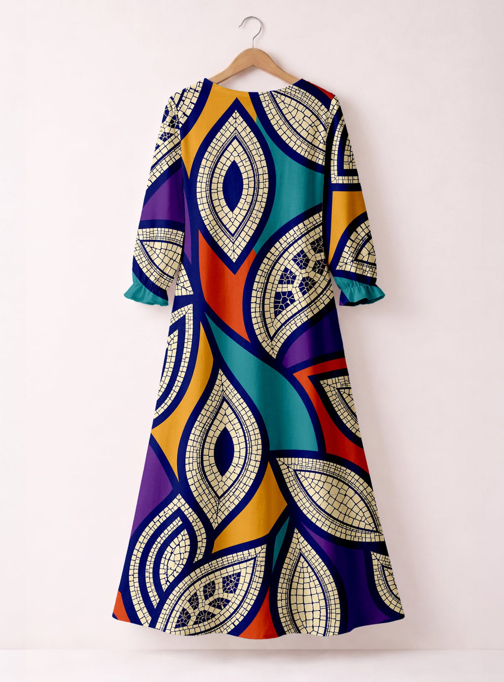 'Johari' Long Sleeve Maxi Dress