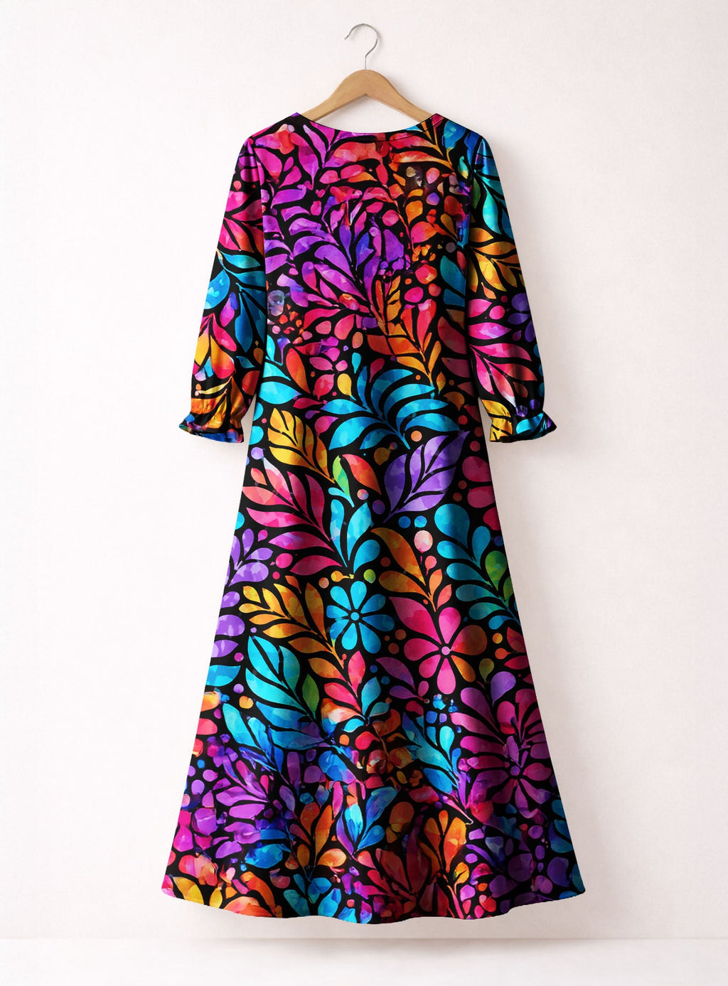'Rangi' Long Sleeve Maxi Dress