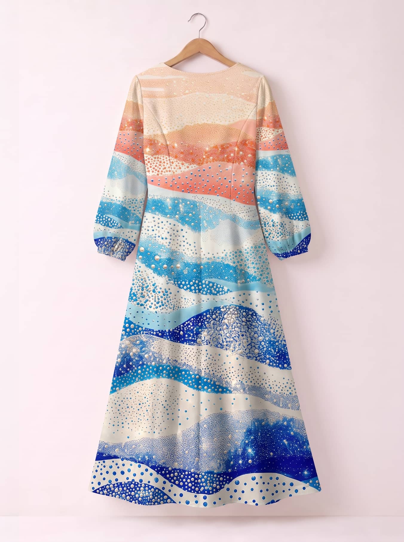 'Maji' Long Sleeve Maxi Dress