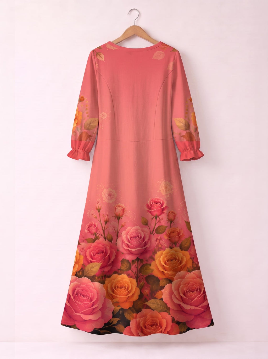 'Malaika' Long Sleeve Maxi Dress