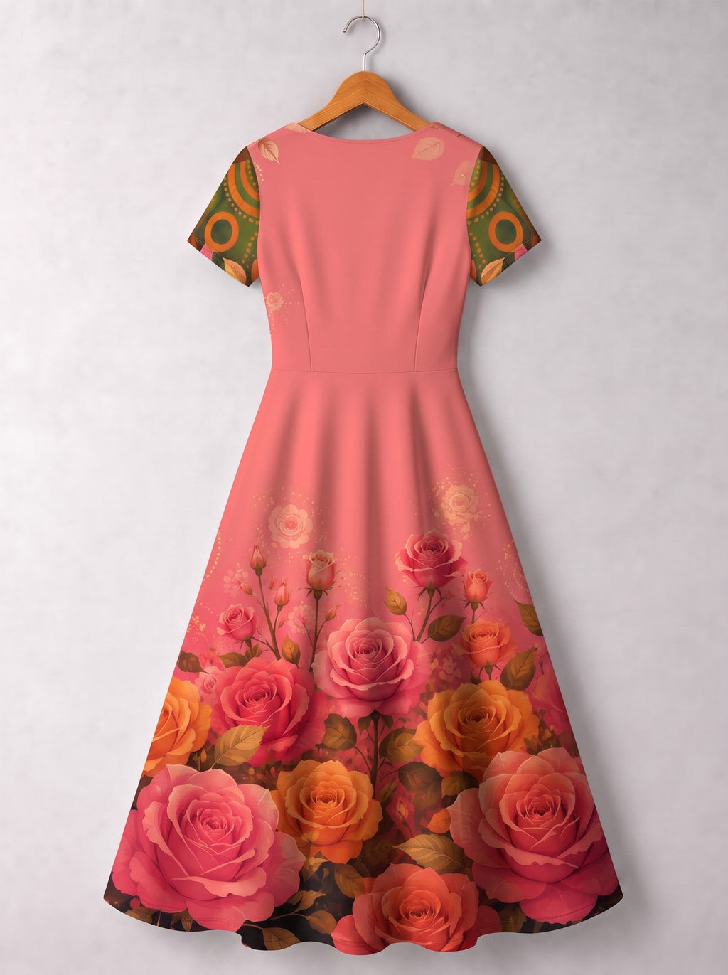 'Malaika' Short Sleeve Maxi Dress